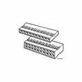 Fci Board Connector, 17 Contact(S), 1 Row(S), Female, 0.1 Inch Pitch, Crimp Terminal, Latch, Black 65039-020LF